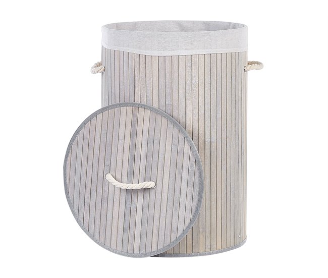 Beliani Cestas para la ropa SANNAR Gris