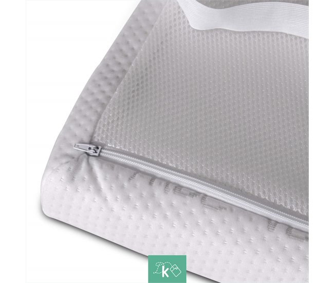 Topper Viscoelástico - Sobrecolchón Viscoelástico - Funda Aloe Vera 