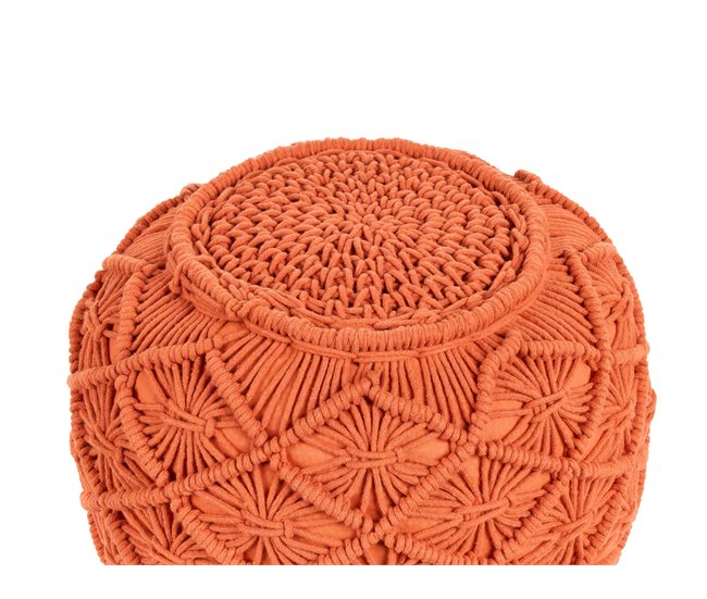 Beliani Puf BERKANE Naranja