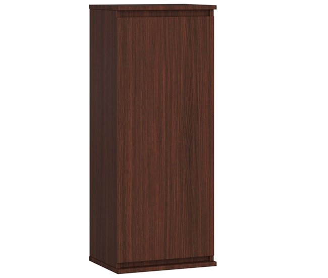 Armario colgante AKORD W40 Wenge 40 cm 1 puerta frente en color Blanco 3 estantes 40x30x99 cm 40 Wengue