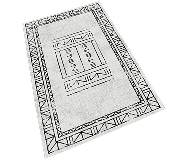 Alfombra De 80 X 150Cm 150x80 Blanco