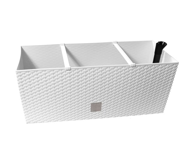 Jardinera Rato 30 litros Blanco