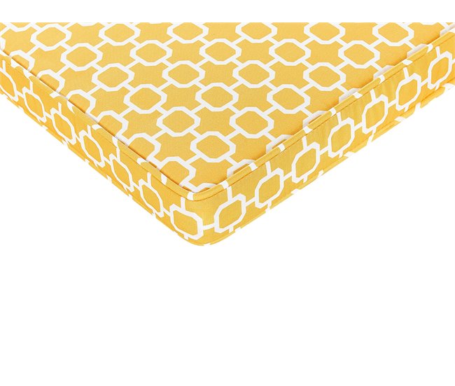 Beliani Cojines de asiento TERNI 34x37 Amarillo