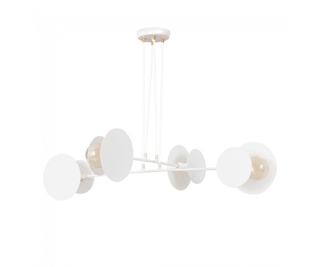 Lámpara de techo Denis (4 luces) Moderno Blanco