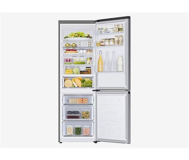 Frigorífico Combi 1,85M 344L no frost color inox Inox