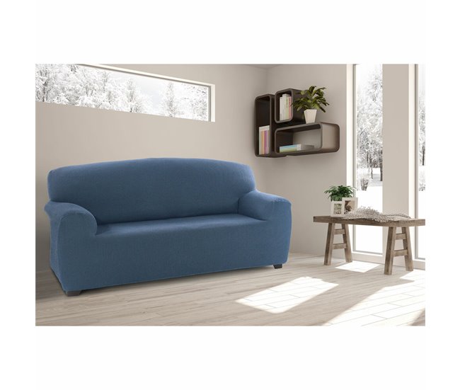 Funda para Sofá Romeo 4 plazas Azul Claro