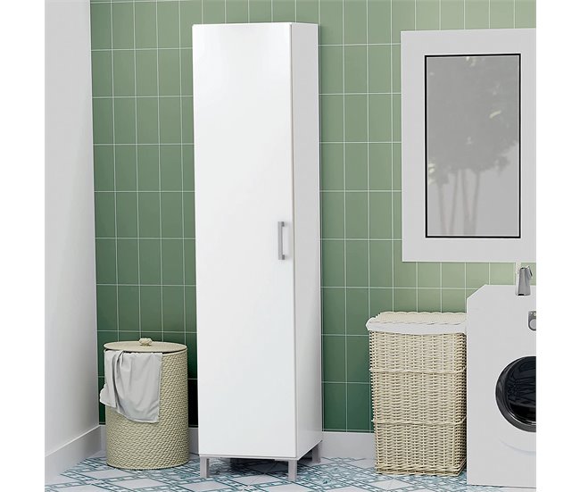 Armario Hogar 1 Puerta Blanco