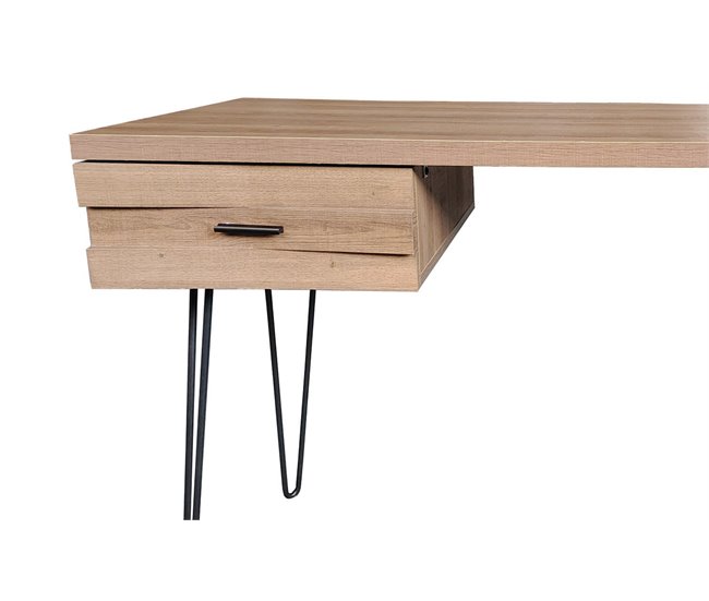 Mesa de escritorio PAMELA roble Marron