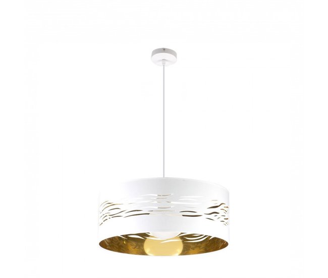 Colgante Metal Serie Niebla Blanco