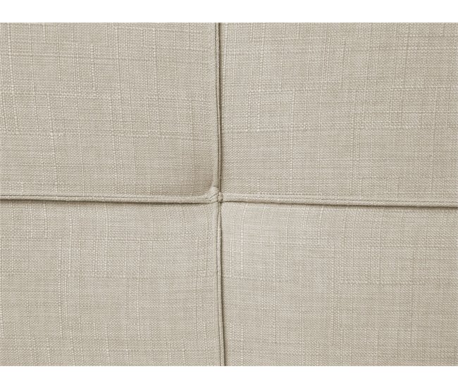 Beliani Cama con somier Poliéster LANNION 183x223 Beige