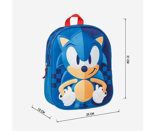 MOCHILA INFANTIL 3D SONIC Multicolor
