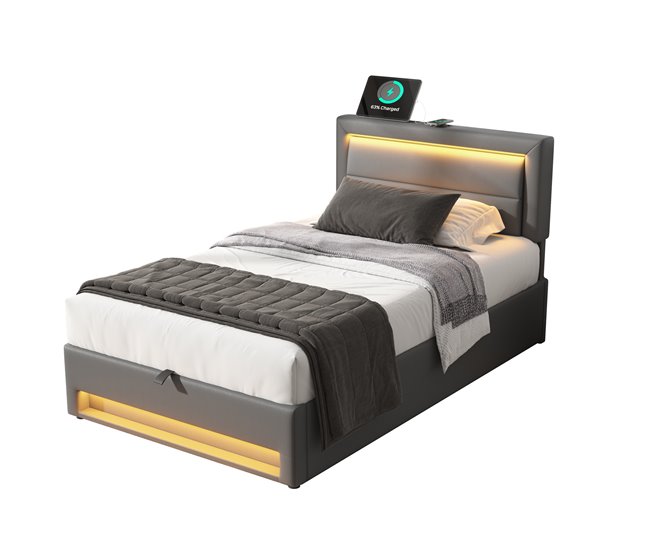 Canapés abatibles Gris