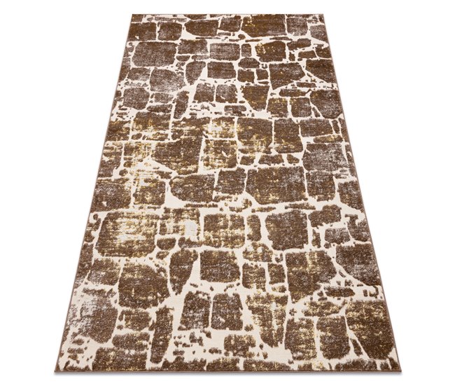 Alfombra MEFE moderna 6184 Pavimentación ladrillo Structural 120x170 Gris