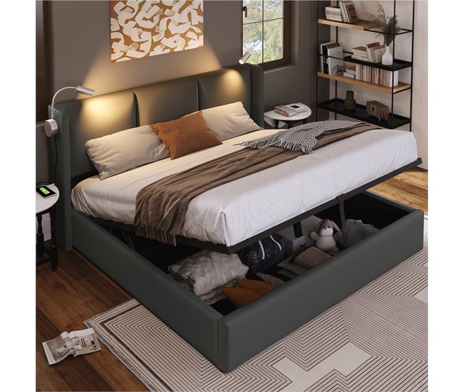 Canapés abatibles Gris