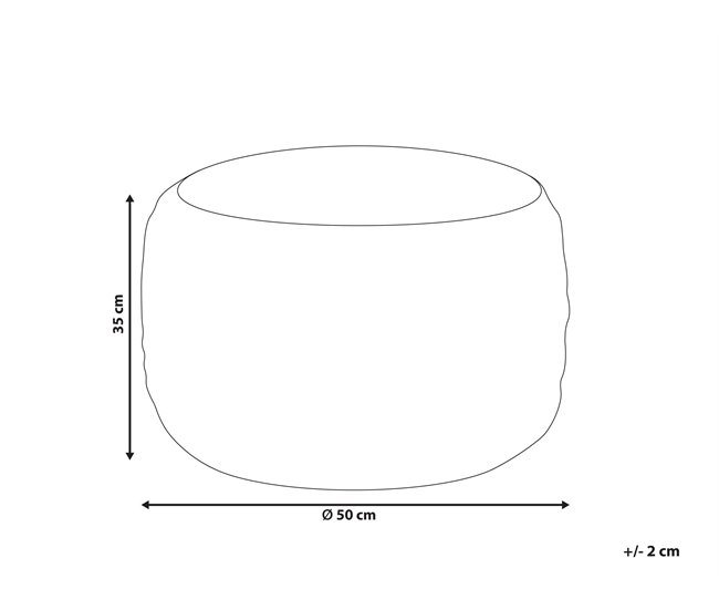 Beliani Puf DINNI Beige