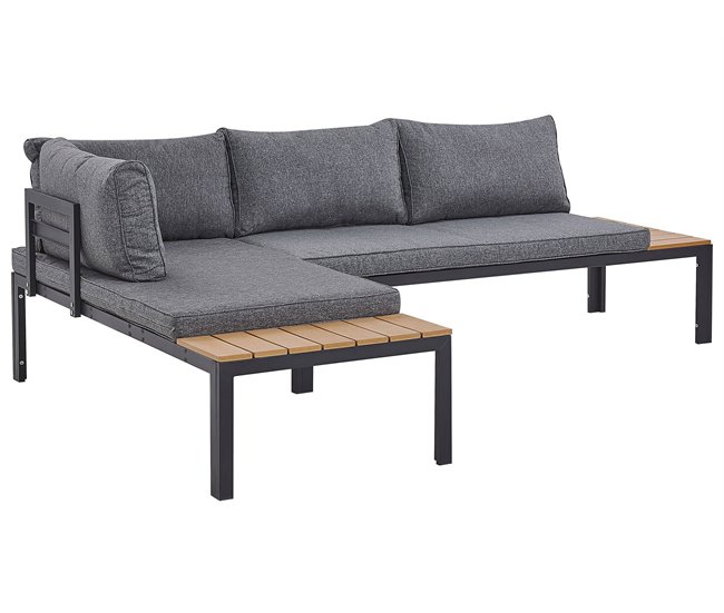 Beliani Conjunto longue PIENZA Negro