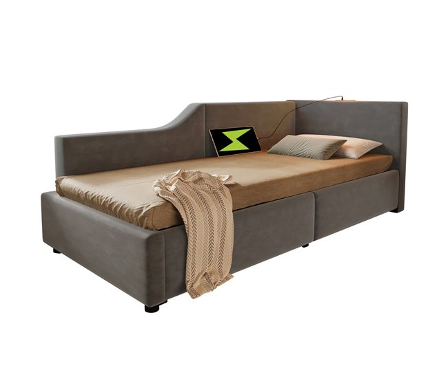 Canapés abatibles Gris