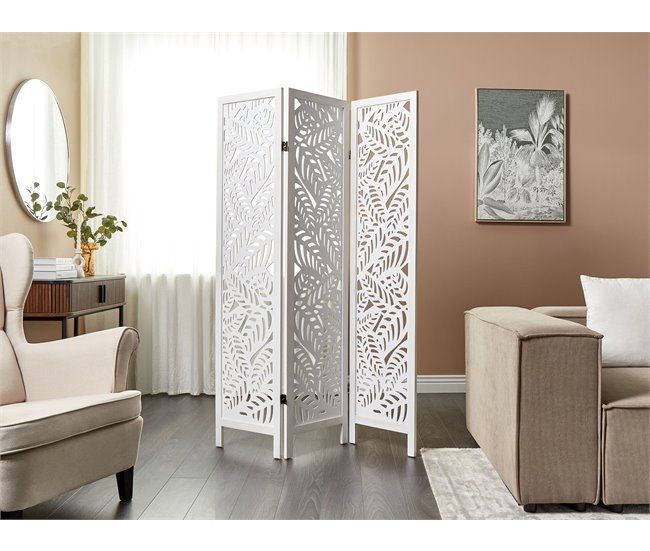 Beliani Mampara MELAGO Blanco