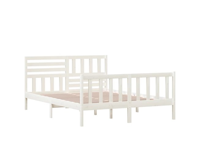 Estructura de cama 150x200 Blanco