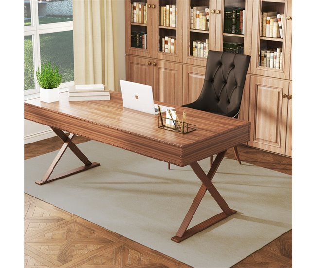 Alfombra de Salón Poliéster, TPR HOMCOM, hogar - decoración Crudo