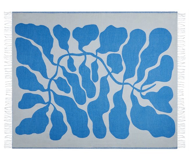 Beliani Manta KIHUN Azul