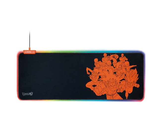 Alfombrilla Gaming con Iluminación LED DBPCMOUPADGO Negro