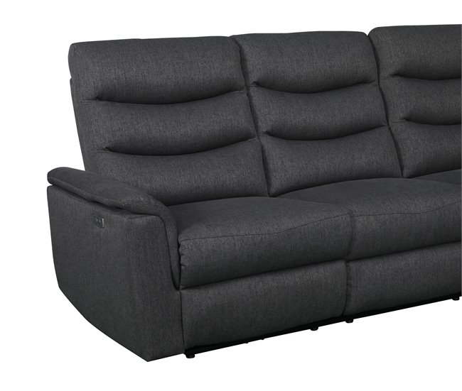 Chaise loungue relax FAMILY eléctrico Antracita