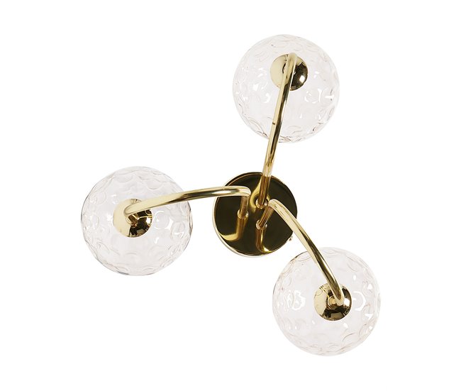 Beliani Lámpara de techo ANADYR Beige