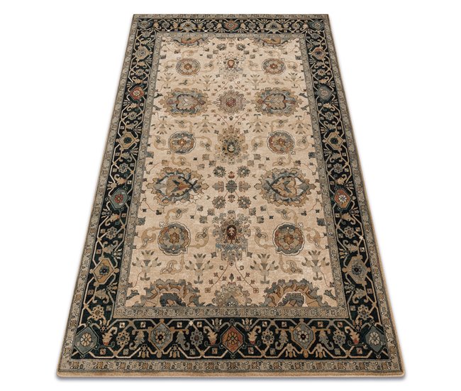 Alfombra de lana POLONIA Tesoro Marco 235x350 Beige
