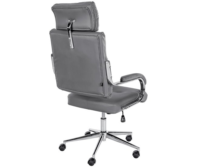 Silla de oficina - Campo - Simil cuero Gris
