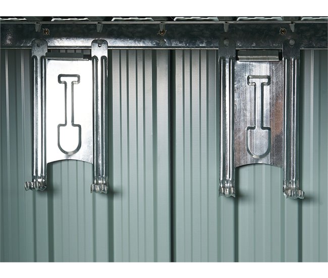 Beliani Cobertizo de jardín UMBRIA Grafito