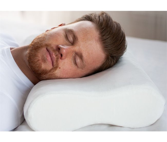 Almohada Anti-Ronquidos y Funda de Satín Extra Blanco