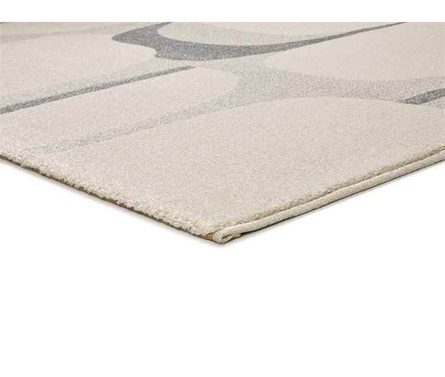 Alfombra de diseño abstracto PORTO - ATTICGO 80x150 Beige