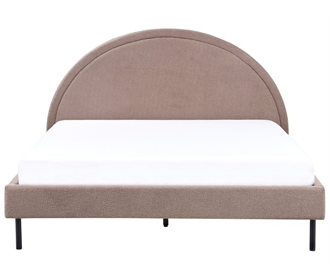 Beliani Cama Bouclé MARGUT 172x214 Beige