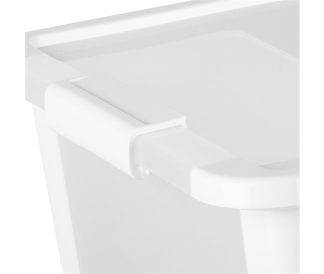 Curver Caja de almacenaje con tapa Bi-Box 40L Blanco
