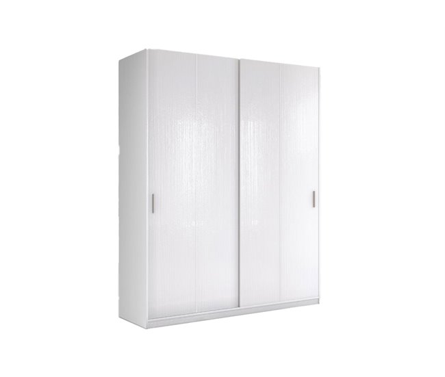 Armario DENVER puertas correderas 200x238cm blanco Blanco