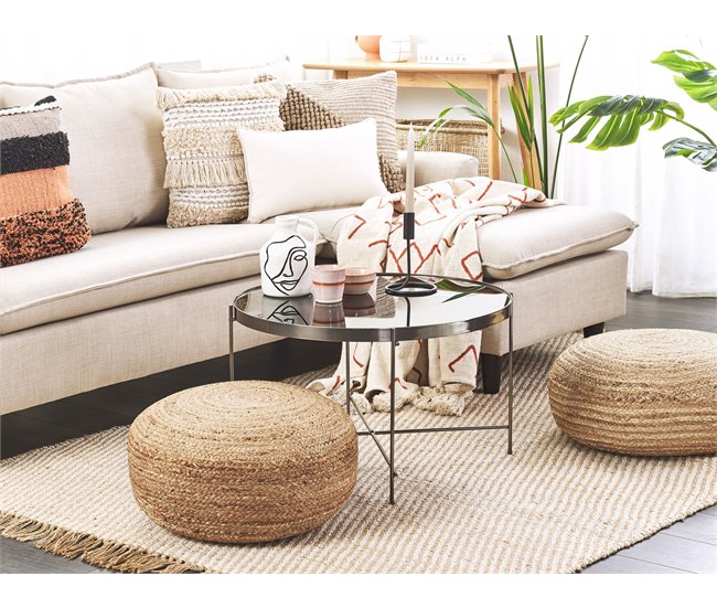 Beliani Puf TIFELT Beige