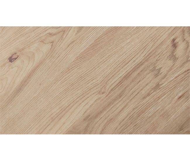 Mesa de centro redonda color roble POPPY Madera