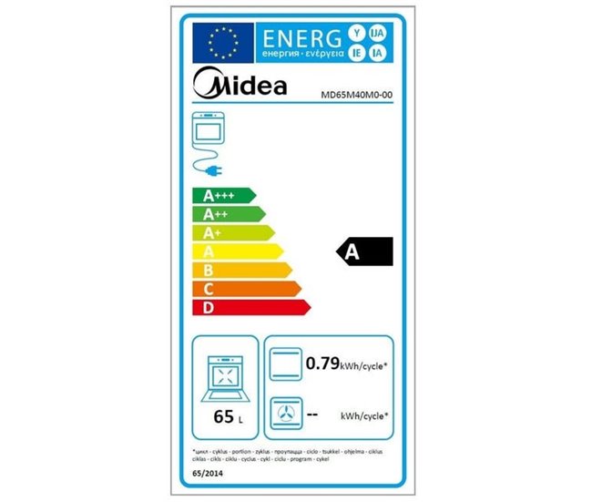 HORNO DE COCINA MULTIFUNCION MD65M40M0-00 Negro