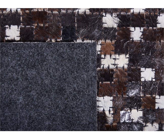 Beliani Alfombra de pelo corto AKKESE 160x230 Marron