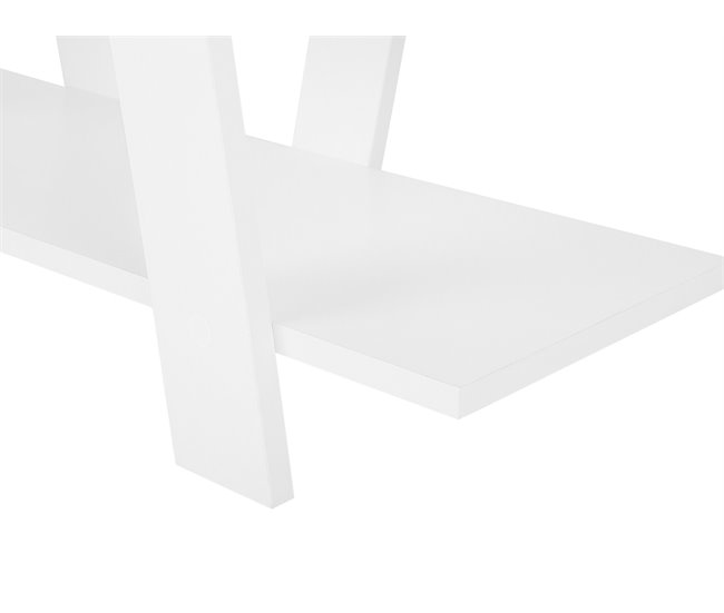 Beliani Conjunto de mobiliario de oficina ESCALANTE/FRISCO 120x50 Gris Oscuro