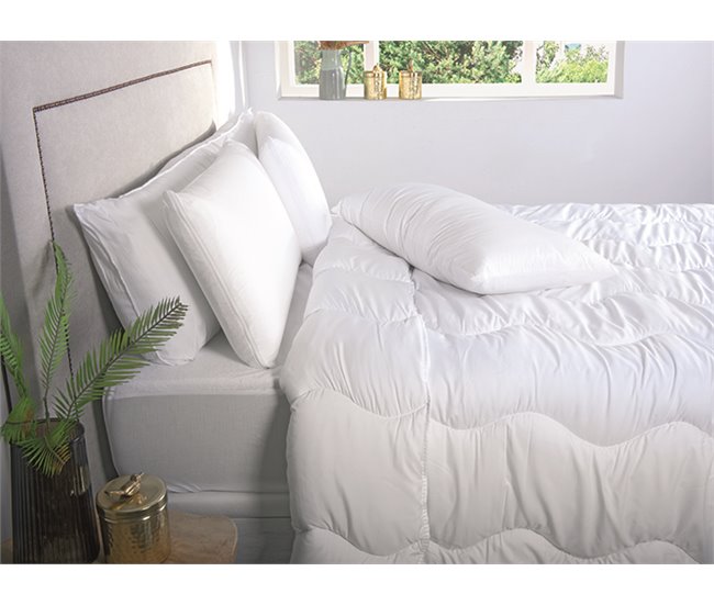 Almohada FIRMEZA alta fibra 70X40cm Blanco
