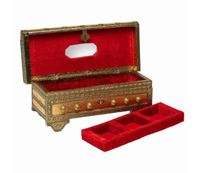 Caja-Joyero Dorado