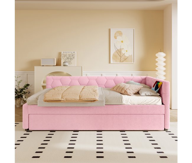 Camas nido 95x208 Rosa