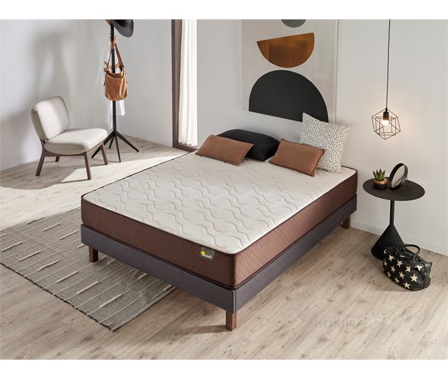 Base Tapizada Gris Descansin | Maxima Comodidad 