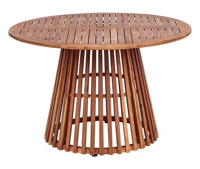 Beliani Conjunto de comedor AGELLO Madera Clara