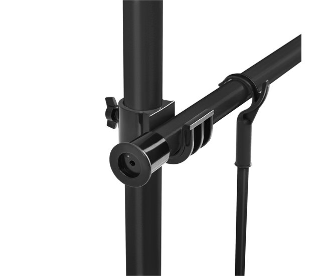 Perchero burro ropa telescópico Kemi Ajustable  3 x ganchos Negro