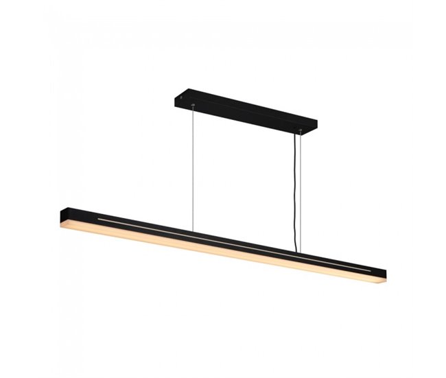 Lámpara colgante LED Skylar (25W) Aluminio Nórdico Negro