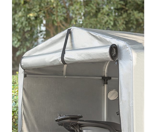 Refugio para Bicicletas Carpas para Bicicletas KLS11-L SoBuy 151x219 Plateado
