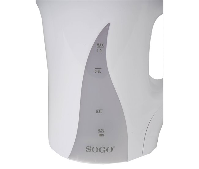 SOGO HERV. DE AGUA PLASTICO-1.0L-1100W Blanco/ Beige